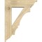 Ekena Millwork Balboa Traditional Rough Sawn Bracket w/ Offset Brace, Douglas Fir, 8"W x 28"D x 36"H BKT0806X28X36BOA01RDF - alternate 3